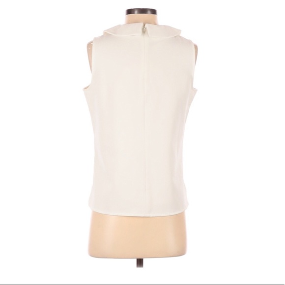 🤍 EUC Like New Ann Taylor Peter Pan Sleeveless Rhinestone Studded Top - Picture 5 of 9